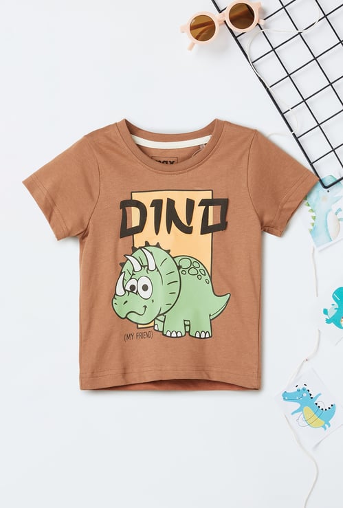 Boys Dino Print T-shirt