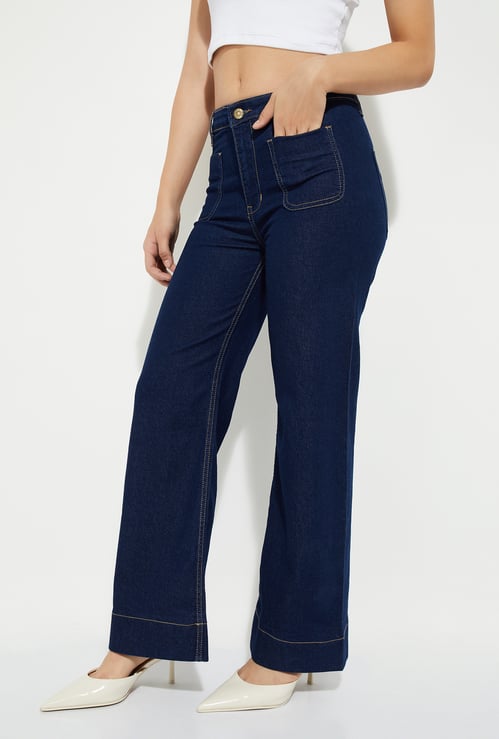 URB_N Women Washed Sailor Jeans