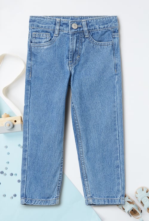 Girls Washed Slim Fit Jeans