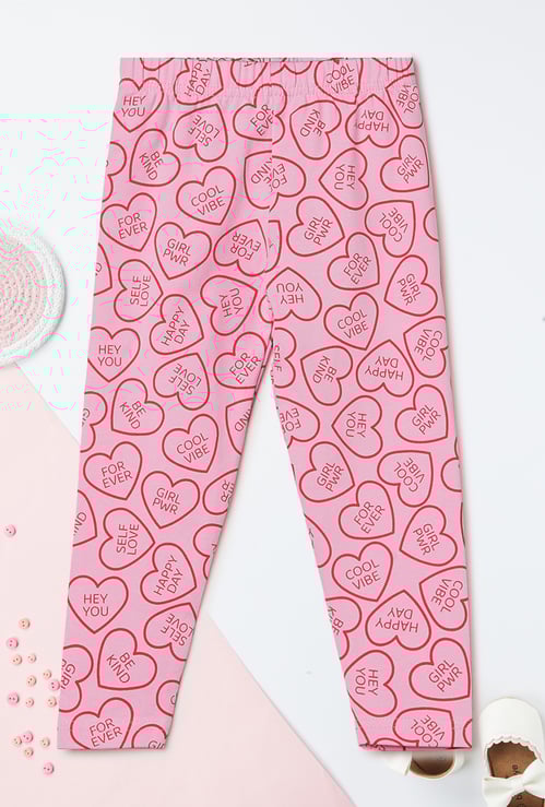 Girls Printed Leggings