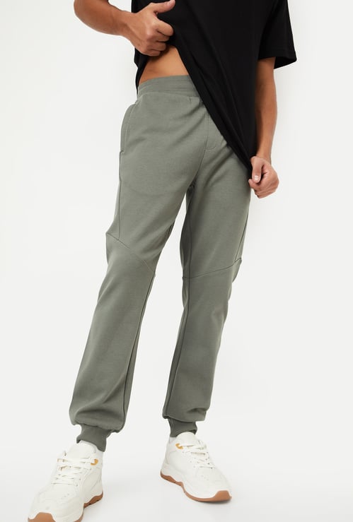 Men Solid Sports Joggers