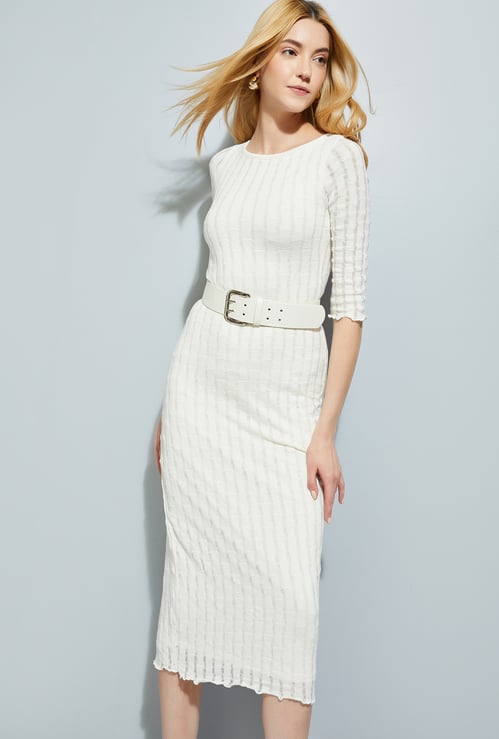 ALAYA F x URB_N Women Lace Bodycon Dress