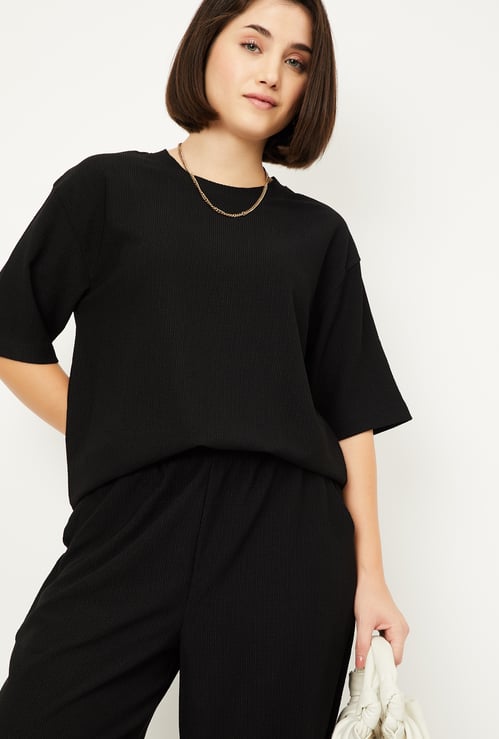 Women Ribbed T-shirt