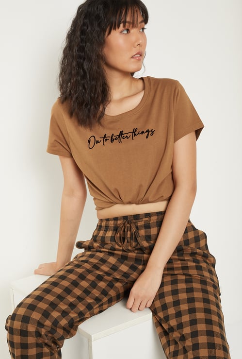 Women Printed Pyjama Set