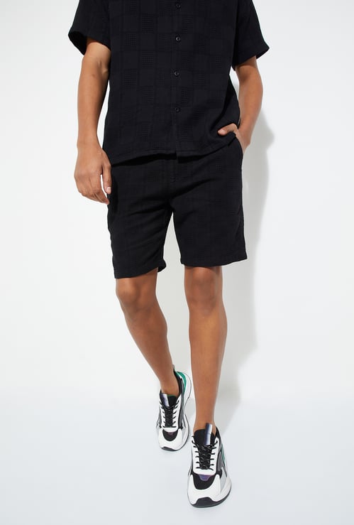 URB_N Solid Knit Shorts