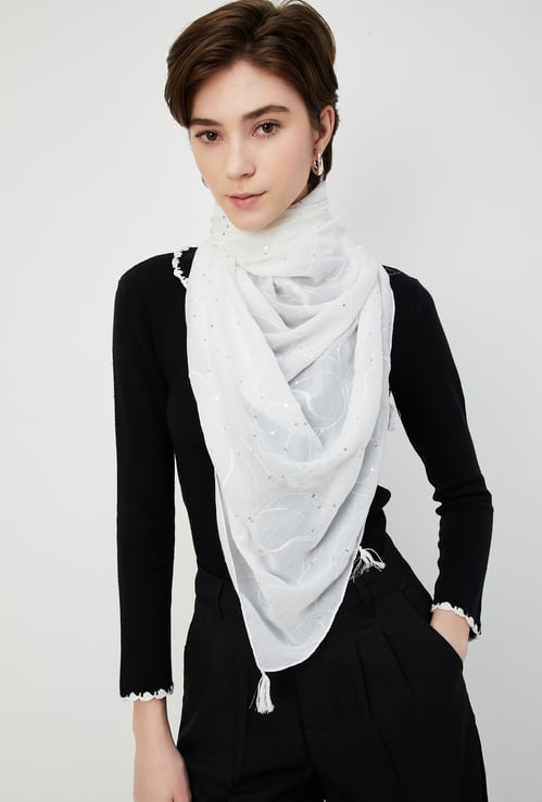 Women Solid Scarf