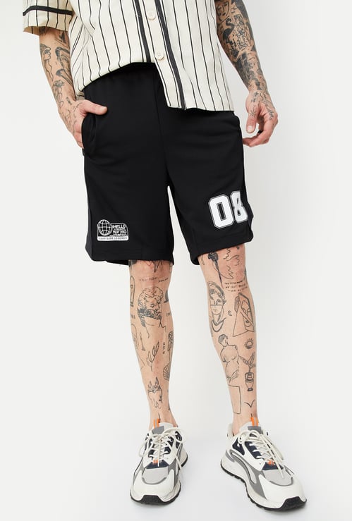 Men Textured Shorts
