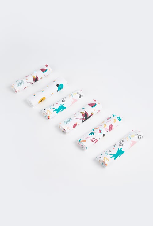 Kids Printed Handkerchief - Pack of 6