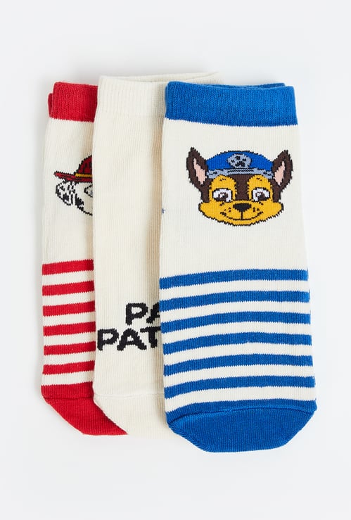 Boys Paw Patrol Ankle-length Socks - Pack of 3