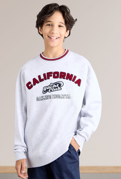 Boys Embroidered Sweatshirt