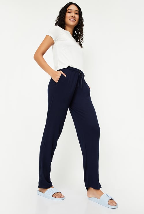 Women Ribbed Pyjamas
