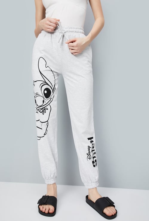 Women Stitch Printed Joggers