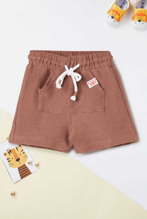 Boys Textured Shorts