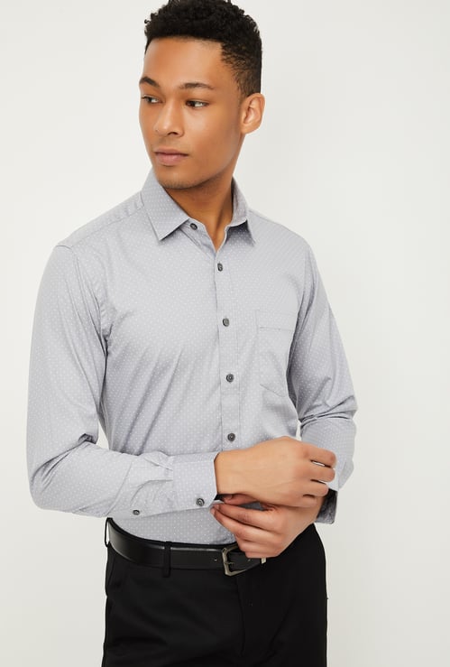 Men Printed Slim Fit Shirt