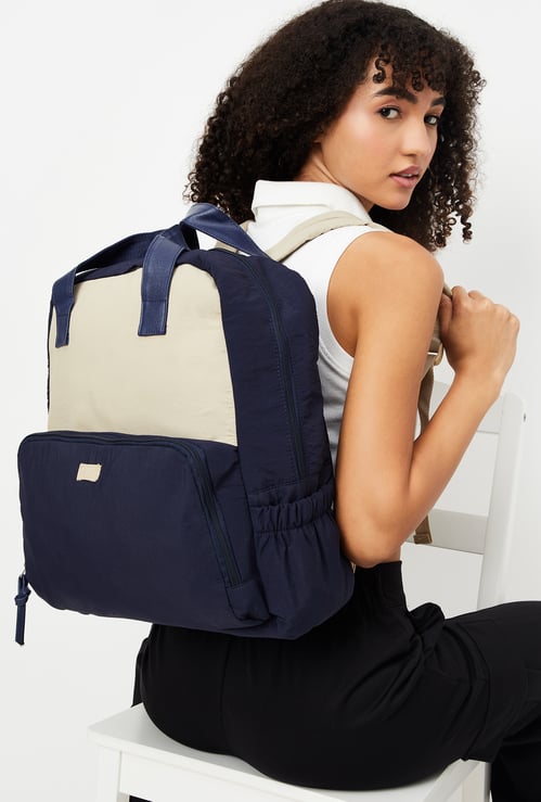 Women Colourblock Diaper Bag