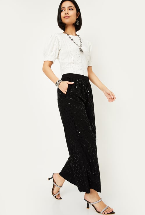 Women Embellished Palazzos