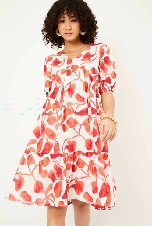 Kalki x Max Women Printed Tiered Dress