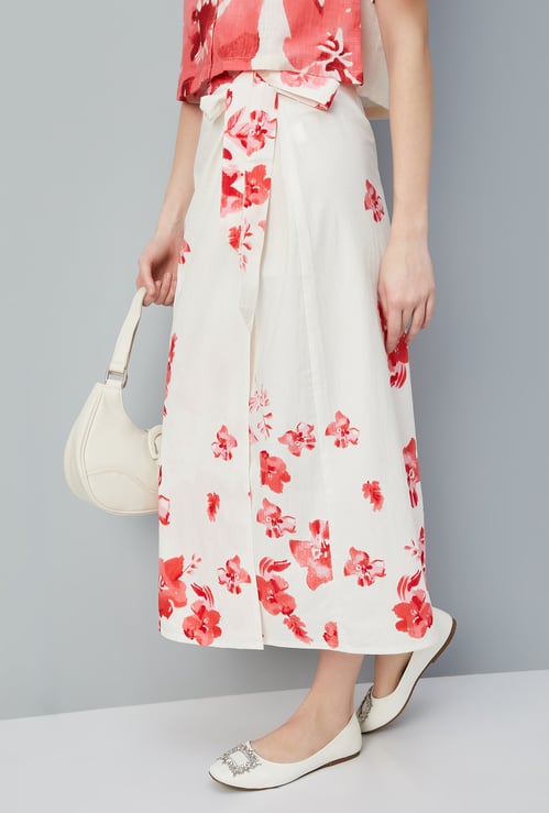 Kalki x Max Women Printed Wrap Skirt