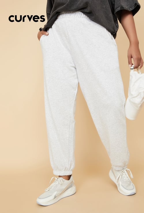 Women Solid Athleisure Joggers
