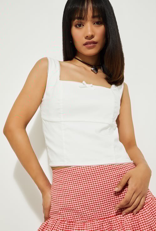 ALAYA F x URB N Women Fitted Corset Top