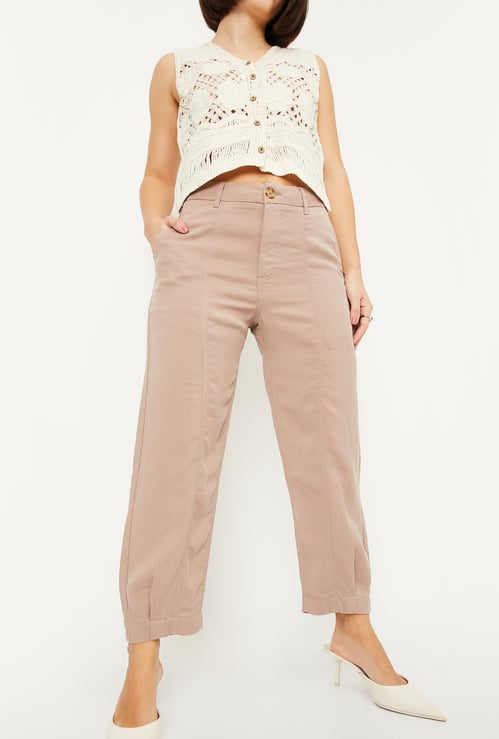 Women Textured Joggers