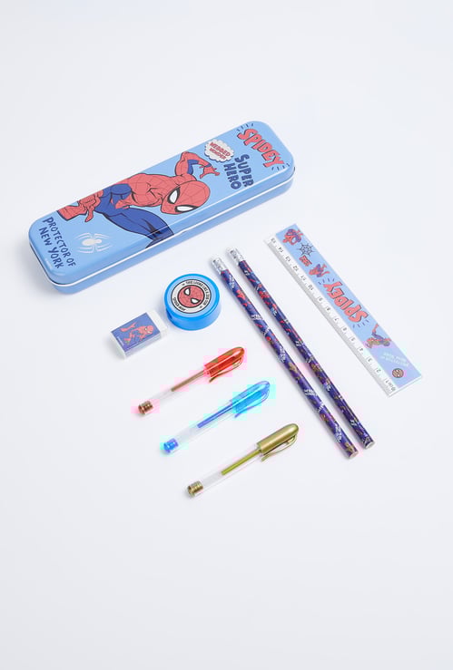 Kids Spider Man Print Stationery Set