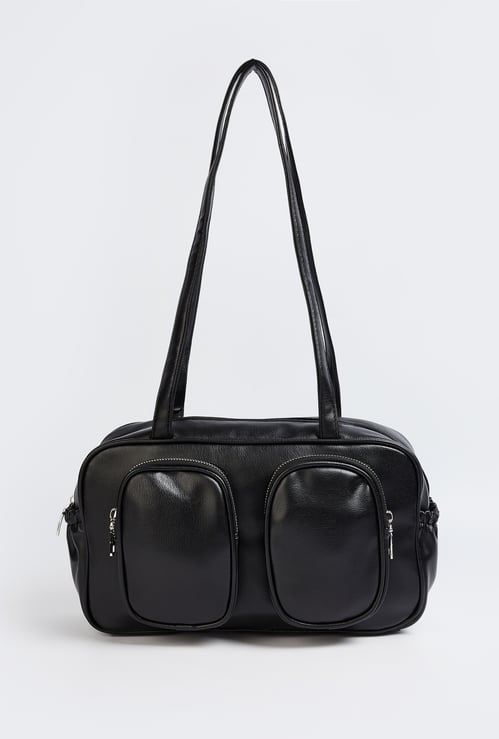 Women Solid Shoulder Bag