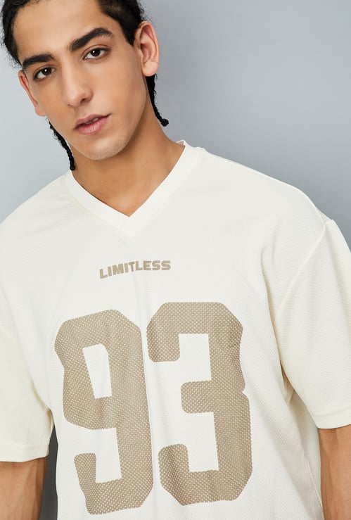 Men Printed Oversized T-shirt