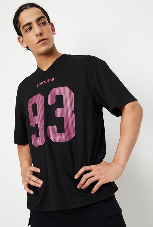 Men Printed Oversized T-shirt