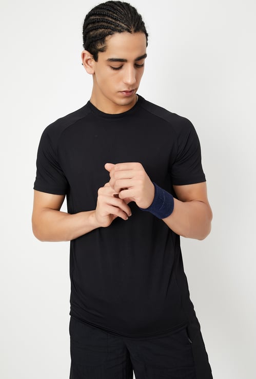 Men Solid Sports T-shirt