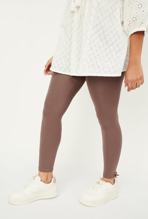Girls Solid Leggings