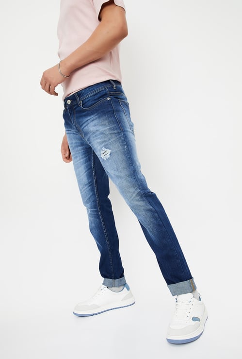 Men Distressed Skinny Fit Jeans