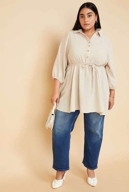 Women Solid Tunic