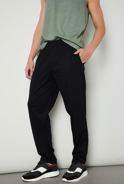 Men Textured Sports Joggers