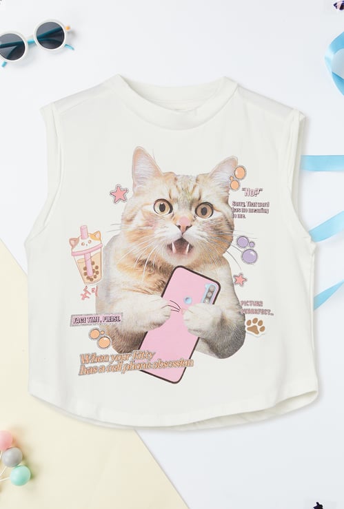 Girls Printed T-shirt