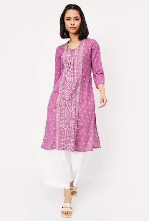 Women Printed Straight Kurta