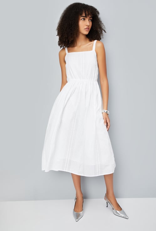 Kalki x Max Women Striped A-line Dress