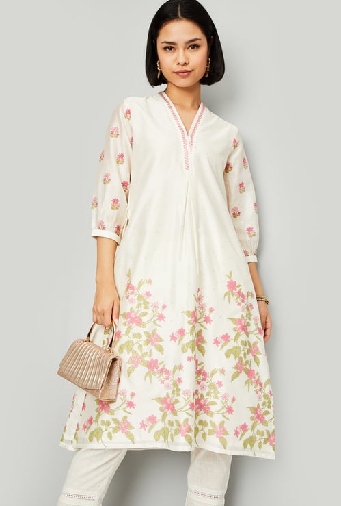 Kalki x Max Women Printed A-line Kurta