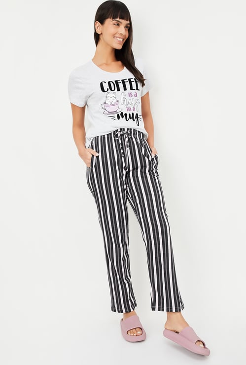 Women Printed PJ Set