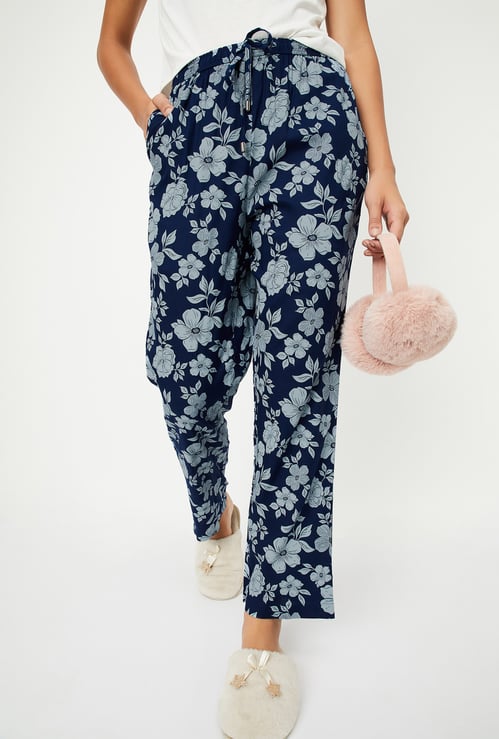 Women Floral Print Pyajamas