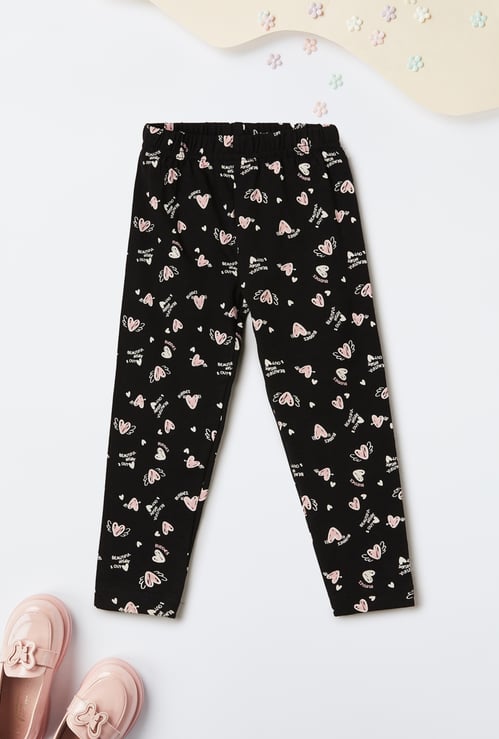 Girls Printed Leggings