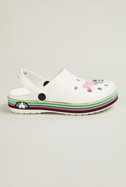 Girls Clogs with Minnie Mouse Jibbits