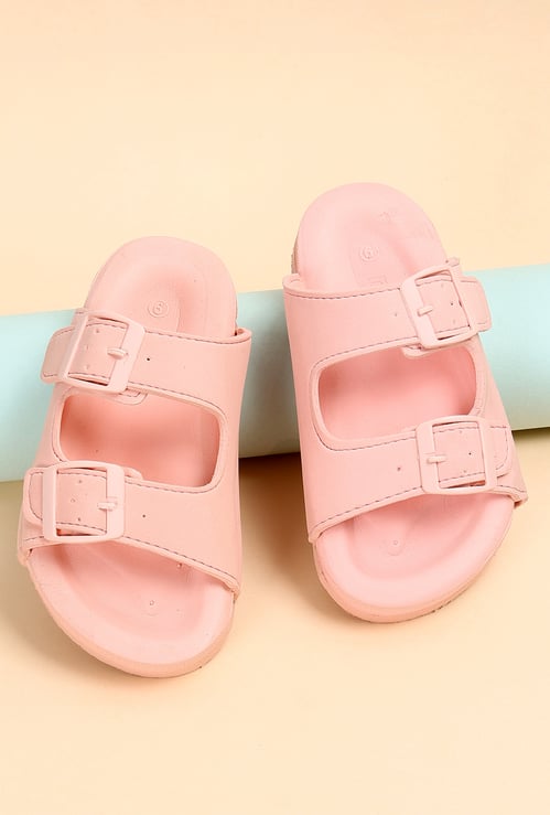 Girls Solid Sliders