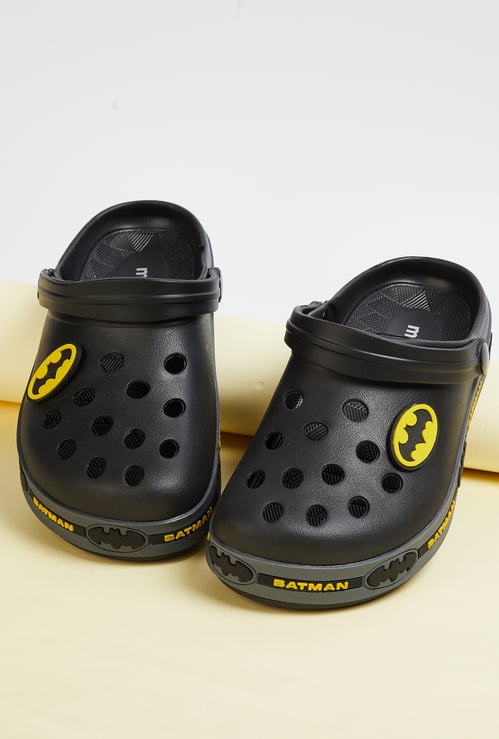 Boys Batman Clogs with Charms