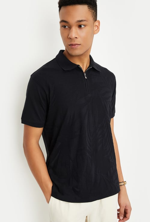 Men Solid Polo T-shirt