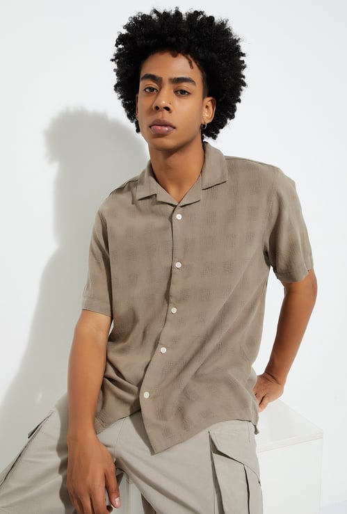 URB_N Men Printed Oversized Fit Shirt