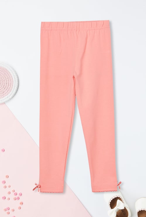 Girls Solid Leggings