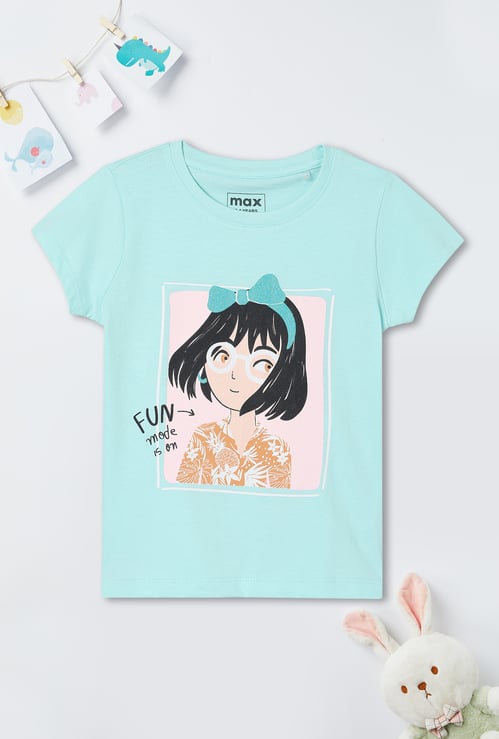 Girls Graphic Printed T-shirt