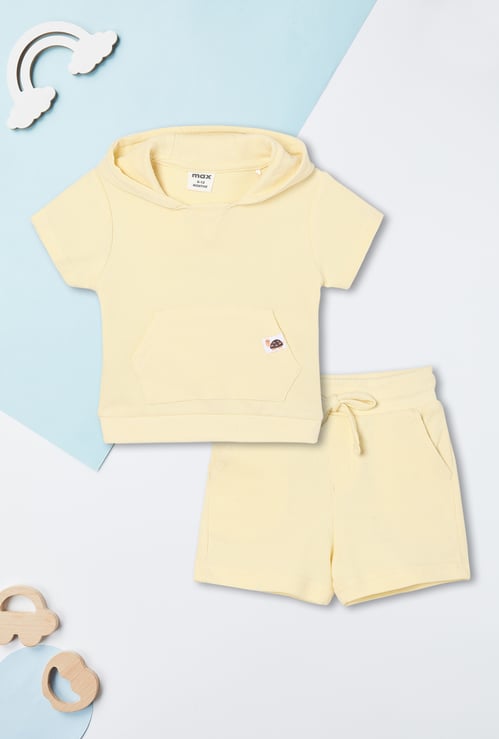 Boys Knit Shorts Set