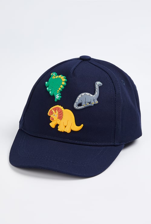 Boys Dino Applique Baseball Cap